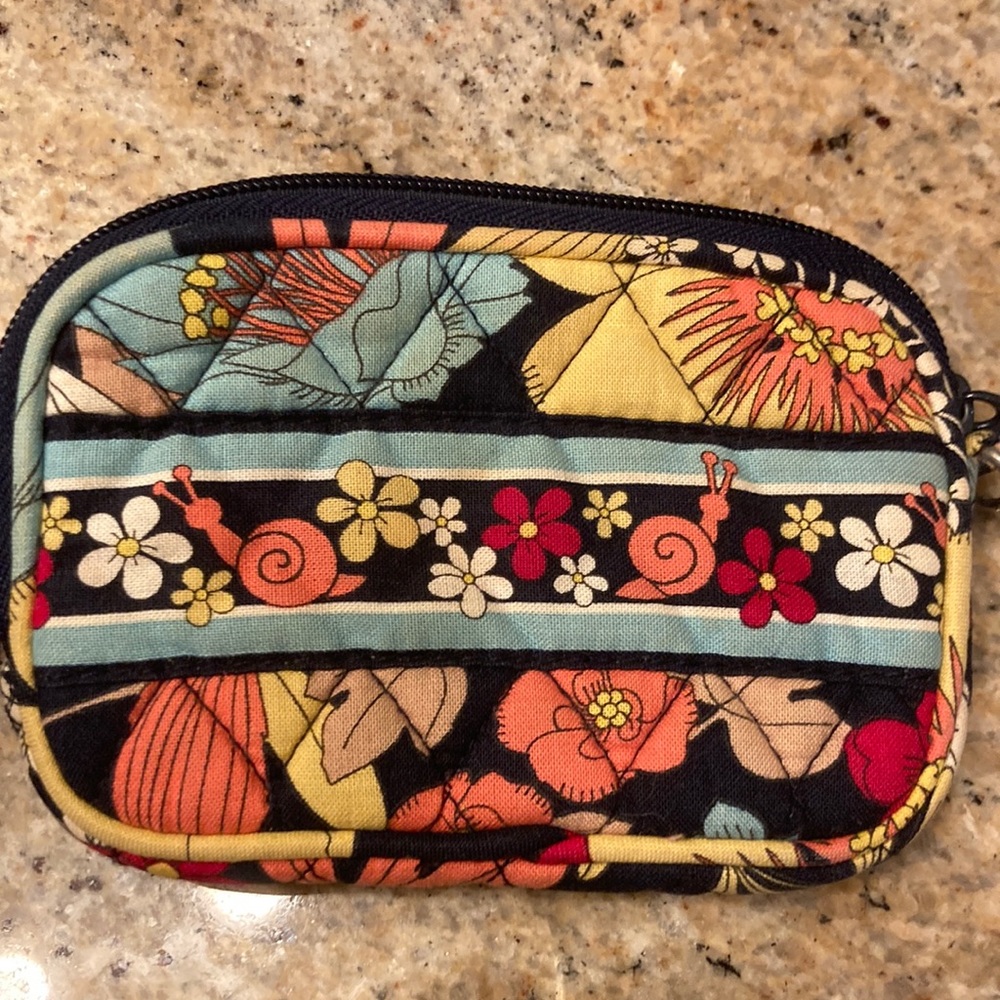 Vera Bradley change purse with wrist strap